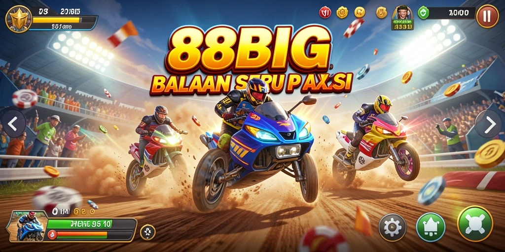 Gameplay seru dalam balapan mobil yang menegangkan.