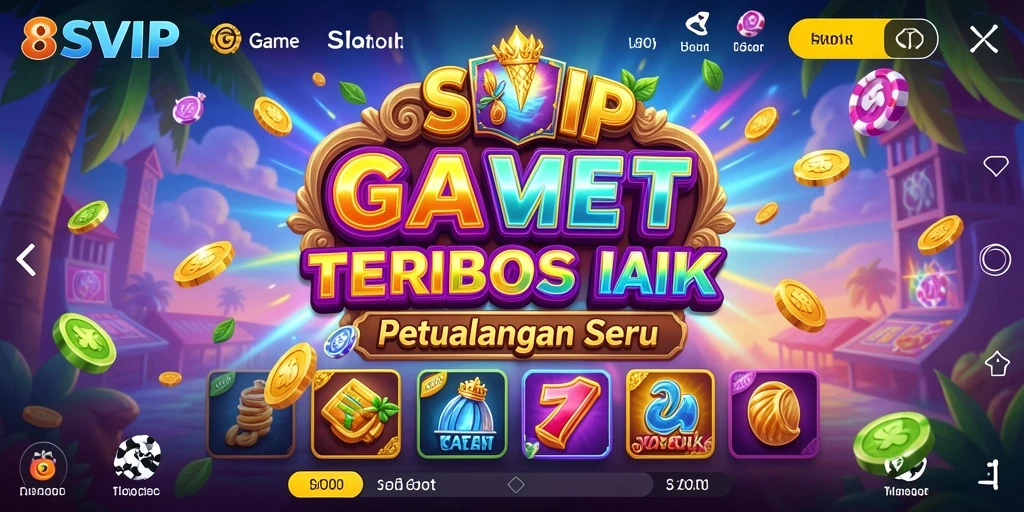 Gameplay seru di 8SVIP dengan tema slot yang bervariasi.