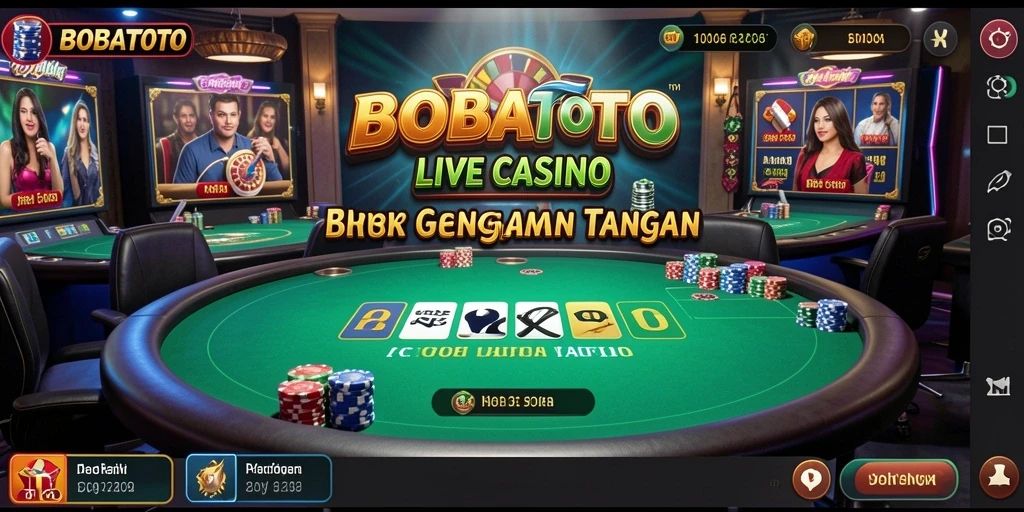 Gameplay menegangkan dengan dealer langsung di BOBATOTO.