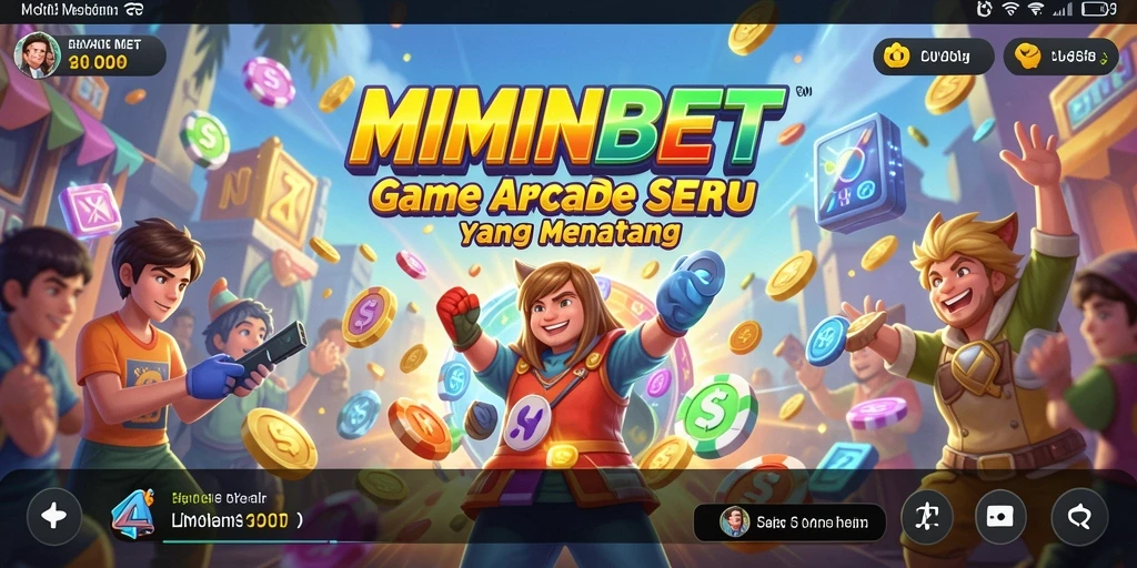 Tampilan gameplay seru dalam MIMINBET dengan aksi cepat dan grafis menawan.