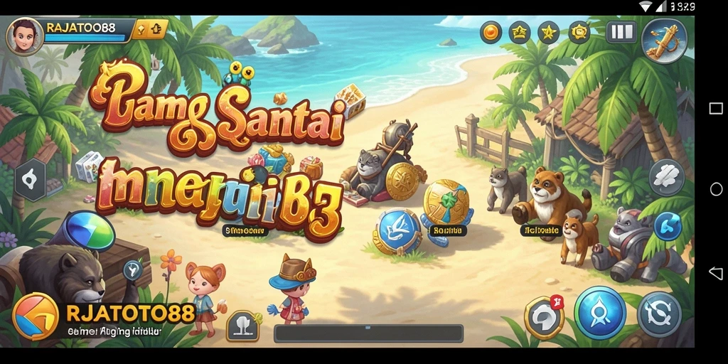 Screenshot utama RAJATOTO88 menunjukkan tampilan gameplay yang menarik dan interaktif.