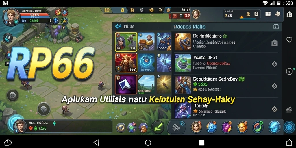 Tampilan antarmuka aplikasi RP66 yang intuitif dan fungsional.