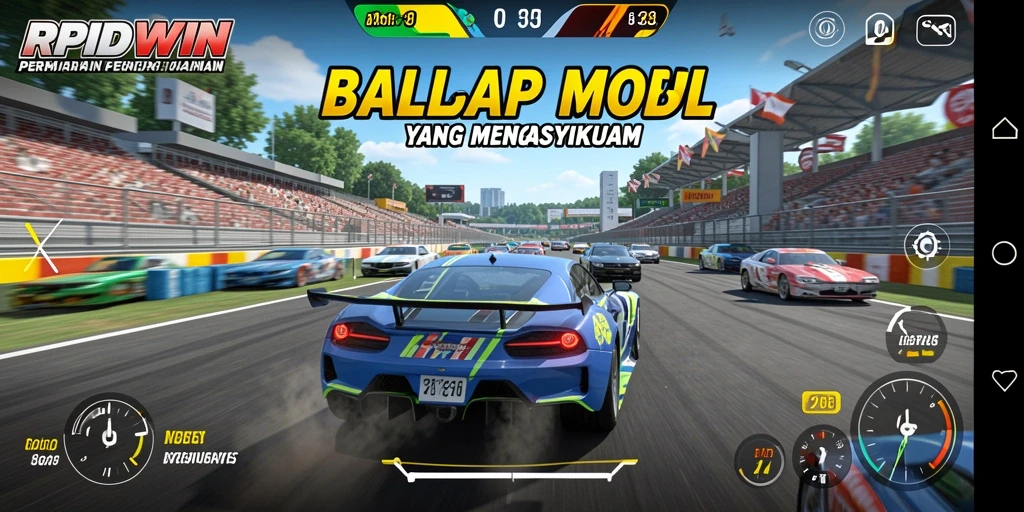 Pengalaman balap mobil yang seru dan mendebarkan.
