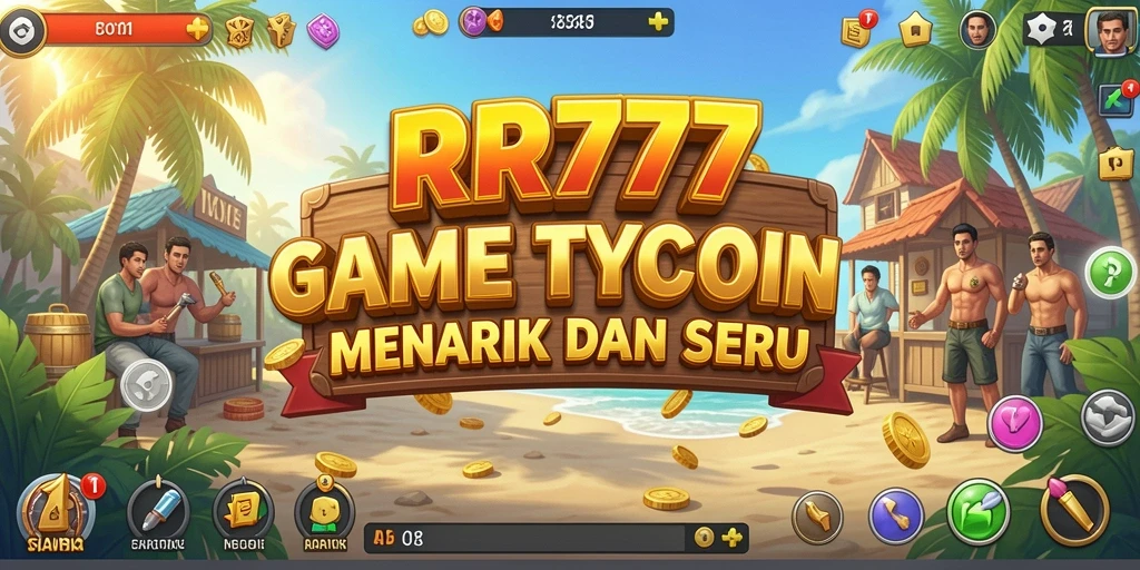 Tampilan dinamis dari gameplay Tycoon yang menarik di RR777.