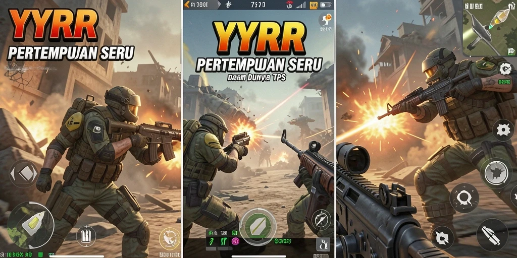 Gameplay seru YYRR dengan pertempuran intens.
